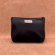 Load image into Gallery viewer, Luxury Leather Wash Bag in black