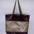 Load image into Gallery viewer, TOTE: Chestnut and Antique Gold