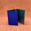 Load image into Gallery viewer, Soft leather card wallet in blue