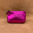 Load image into Gallery viewer, Soft leather purse in electric pink.