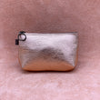 Load image into Gallery viewer, Soft leather purse in rose gold.