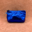 Load image into Gallery viewer, Soft leather purse in electric blue.