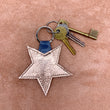 Load image into Gallery viewer, Leather star kering in rose gold