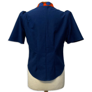 Blue Blue Fiery Orange