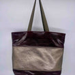 Load image into Gallery viewer, TOTE: Chestnut and Antique Gold
