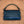Load image into Gallery viewer, Soft Leather Shoulder Bag in teal and black
