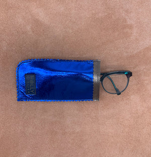 BARDOT: Electric Blue Glasses Pouch